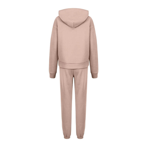 <b>Women</b> Wide Leg Sweatpants Hoodie Set Casual Two Piece Sweatsuit Soft Lounge Wear Outfit Relaxed Fit Matching <b>Top</b> And Flowing - Product Image 3