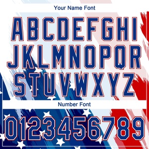 Jersey de Béisbol Sublimado Personalizado de la Mejor Calidad, Diseño de Bandera Americana, Unisex, Manga Corta, Absorbe la Humedad, Ropa Deportiva para Equipos, Talla Adulto - Product Image 3