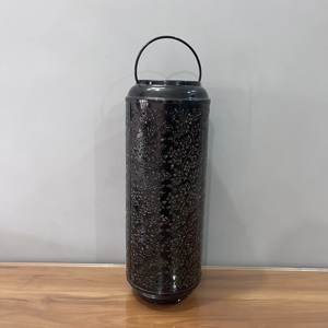 Artisan Design Decorative Iron <b>Moroccan</b> <b>Lantern</b> Home Decoration Black Finish L647 - Product Image 3