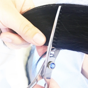 Ciseaux professionnels à dents larges et courbées pour la coupe des cheveux, acier 440C de qualité supérieure, outil de coiffure professionnel pour salon, 6,5 pouces - Product Image 6
