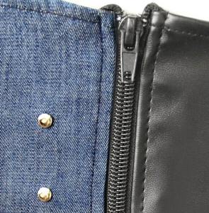 Corsé de Cuero Sintético Estilo Steampunk, Transpirable, Unisex, Sexy, Diseño Moderno, Personalizable, de Alta Calidad, Venta al Por Mayor - Product Image 4