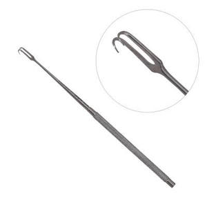 Print Manual High Quality <b>Neurosurgery</b> Hooks Surgical Medical Tebbetts Self Retaining Skin Hook Retractor 6" By Grip Surgical - Product Image 3