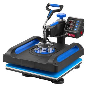 Pressa a Caldo Digitale 15x15 a Riscaldamento Rapido con Apertura a 360° per T-shirt e Trasferimento Vinile, con Funzioni Anti-Scottatura - Product Image 1