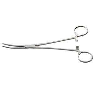Pinzas Hemostáticas Kocher Curvas de Alta Calidad, Acero Inoxidable Alemán, Instrumento Quirúrgico Manual, Certificado CE Clase II - Product Image 1