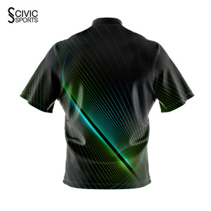 Custom designed bowling jerseys made with ultra-light breathable fabric featuring bold sublimation designs - Product Image 6