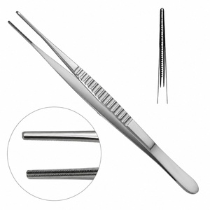Pinzas Gillies para Tejidos 1x2 Dientes, Clip de Disección Manual de Acero Inoxidable BCI 4546, Certificado CE Clase I - Product Image 4
