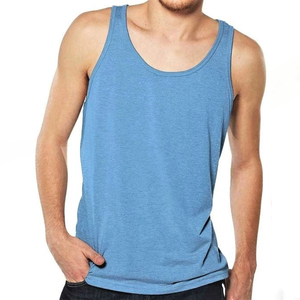 เสื้อกล้ามผู้ชายขายส่ง ทรงเข้ารูป ผ้าฝ้าย เสื้อกล้ามออกกำลังกาย สำหรับฟิตเนส ยิม ชุดฝึกซ้อม จำหน่ายจำนวนมาก - Product Image 5