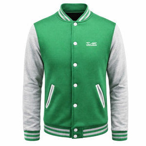 เสื้อแจ็คเก็ตเบสบอลแบบ Letterman ปักลายตามสั่ง แขนผ้าขนสัตว์ เสื้อแจ็คเก็ตสำหรับกีฬาวิทยาลัย โรงงานผู้ผลิต OEM ODM เสื้อแจ็คเก็ตเบสบอล - Product Image 1