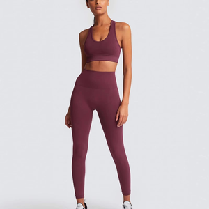 Wholesale Custom Fitness Wear Yoga Sets Gym Workout Clothes Athletic Suits Sports Bra Jacket High Waist <b>Leggings</b> Set for <b>Women</b> - Product Image 6