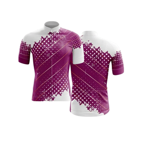 Uniforme de Ciclismo Económico con Sublimación Impresa, Jersey de Ciclismo de Manga Corta con Cierre Completo, Bajo Costo, para Gran Carrera Corporativa de Beneficencia - Product Image 2