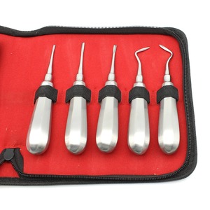 ALIVANTA INDUSTRY Juego de Elevadores Dentales de 10 Piezas, Instrumentos Quirúrgicos de Acero Inoxidable Curvos para Extracción de Raíces, Herramientas Manuales con Agarre Ergonómico - Product Image 6
