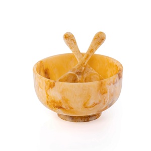 Modern Handmade Resin Decorative Bowl Table Centerpiece Serving Bowl for Home Decor & Kitchen Use - Product Image 5