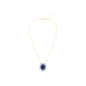 Collier personnalisé en or massif 14K 9K 10K 18K avec pierre précieuse de laboratoire 6 carats, certifié IGI, bijoux fins éthiques, MOQ 3 pièces 10 pièces RJC OEM ODM NK706717 - Product Image 2