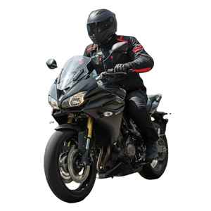 Outdoor Winter Sports Wear Leather Breathable Windproof Men's Regular Fit Motorcycle <b>Racing</b> <b>Jacket</b> with Zipper Closure - Product Image 5