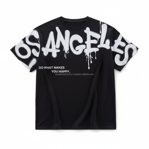 Men's Drop Shoulder T-Shirt White Oversized Custom OEM Wholesale - Product Image 1
