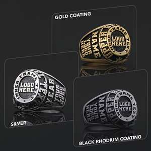 Bague d'École BOJ 019 Personnalisée en Argent et Diamant, Bague de Diplôme Universitaire Unisexe, Cadeau pour Fêtes et Occasions Spéciales, Prix Bas - Product Image 4