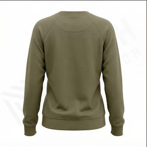 Suéter de media cremallera personalizado para mujer, sudadera de algodón polar de alta calidad, Jersey deportivo de gran tamaño con cremallera, sudaderas con capucha de algodón para mujer - Product Image 3