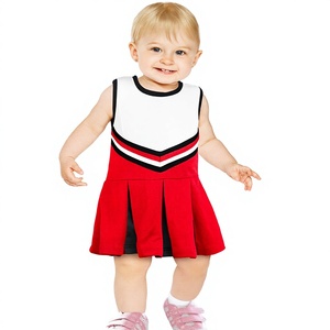 Best Selling Full Sublimation Rhinestone Cheerleading Training Practice Wear Sets Star Black Red Crop Top <b>Shorts</b> <b>Girls</b> - Product Image 1