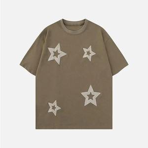 Camisetas de Tela de Poliéster y Spandex, Suaves al Tacto, con Estampado Personalizado, Manga Corta, Ropa Casual - Product Image 2