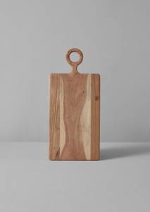 Planche à découper en bois rustique faite à la main pour la cuisine de style farmhouse, pour servir et préparer les aliments - Product Image 3