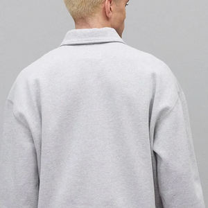 Sweat-shirt pour homme avec col rabattu pour un style décontracté raffiné / Manches longues, design de haute qualité pour les commandes en gros - Product Image 5