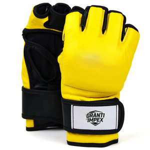 Guantes de Boxeo MMA de Alta Calidad, de Cuero, Medios Dedos, Ligeros, Tela Suave al Tacto, Novedad 2026, en Venta - Product Image 1