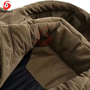 Chaqueta acolchada con cuello alto para hombre, ligera, cálida, aislante, informal, con cremallera, para invierno, para actividades al aire libre. - Product Image 6