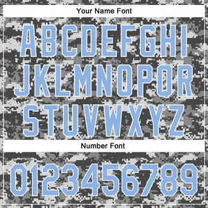 Nouveau maillot de baseball respirant à séchage rapide, anti-humidité, avec logo personnalisé bleu clair et blanc, design authentique et motif camouflage 3D - Product Image 4