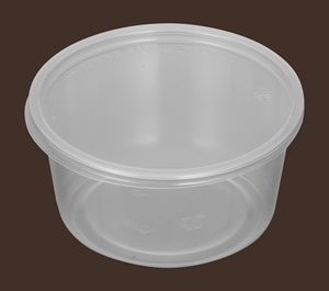 Clear Deli <b>Container</b> Cups With Lid 12 oz Polypropylene 500pc Microwave Safe <b>Takeaway</b> cups for Soup Salad Fruit - Product Image 2