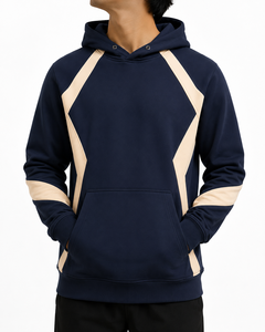 เสื้อฮู้ดดี้เฟรนช์เทอร์รี่แบบสั่งทำพิเศษ ผ้าฝ้าย 100% 450GSM ทรงปกติ แบบสวมหัว รับผลิตแบบ OEM ODM แบรนด์ส่วนตัว - Product Image 2