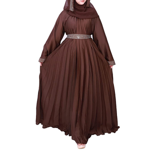Vêtements islamiques pour femmes Abaya Robe musulmane modeste longue Coupe ample Manches longues Élégante Confortable Vêtement traditionnel - Product Image 1