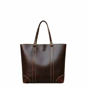 Bolsos de Mano de Cuero Genuino Personalizados al por Mayor para Mujer, Nueva Bolsa de Hombro de Gran Capacidad, Cierre de Cremallera, Precio Razonable en Oferta - Product Image 1