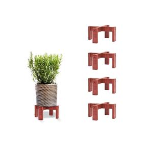 3-Tier Wooden Plant <b>Stand</b> Brown Finish Multi Level Indoor Outdoor Plant Display Rack Space Saving Decorative Flower Pot Holder - Product Image 2