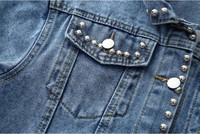 Veste en jean extensible pour femme – Vêtement d'extérieur confortable en jean grande taille pour un usage quotidien