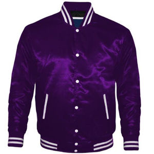 Chaqueta Bomber de Poliéster Delgada Premium para Hombre con Cuello Alto, Prenda Exterior Personalizada con Logotipo Frontal Estilo Urbano - Product Image 3