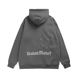 Sudaderas con Diseño de Moda para Hombre, 100% Algodón Ecológico, Servicio OEM, Duraderas, Transpirables, Antiarrugas, de Secado Rápido - Product Image 2