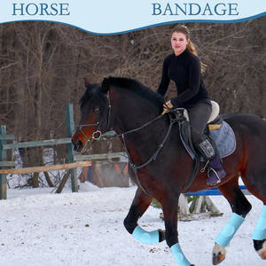 Bandages de polo et bandages d'écurie personnalisables et durables en polaire pour chevaux à prix économique - Product Image 3