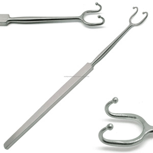 Retractor Fomon de Doble Punta con Extremo Esférico, Instrumento Quirúrgico ENT de Acero Inoxidable, Reutilizable, Manual, para Cirugía General, Clínica y Hospital - Product Image 1