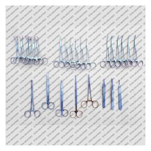 Juego de 26 Instrumentos Quirúrgicos para Vasectomía y Meatotomía, de Acero Inoxidable Alemán, para Cirugía General, con Certificación CE - Product Image 1