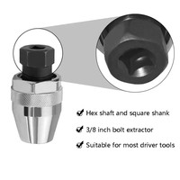Extracteur de boulons et goujons endommagés de 1/4 à 1/2 pouce (6 mm à 12 mm) avec prise de 3/8 pouce pour boulons cassés ou serrés