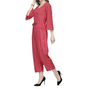 Nouvelle arrivée Combinaison pour femmes grandes tailles Tissu respirant Design réglable Tenue décontractée confortable et élégante pour femmes - Product Image 4