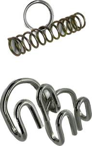 Juego de Rompecabezas Metálicos MW & Spring Ring, Juego de Ingenio con Engranajes Metálicos para Niños y Adultos, Kit de Rompecabezas Mágico - Product Image 3