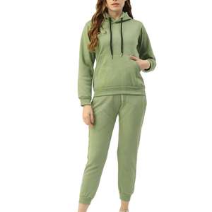 Fabricante OEM, Conjunto Deportivo para Mujer con Lavado Ácido, Tela de Algodón de Primera Calidad, 500 GSM - Product Image 1