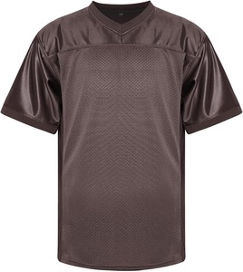 Camiseta Deportiva de Fútbol Americano para Hombre, Cuello en V, Manga Corta, Transpirable, de Malla, Color Sólido, para Entrenamiento, Corte Regular - Product Image 2