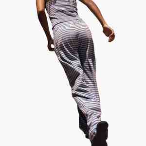 OEM ODM Service Casual Striped Daily Wear 2 Piece Loungewear <b>Set</b> Women Strapless Tube Crop Top Wide Leg Pants Summer Beach <b>Set</b> - Product Image 2
