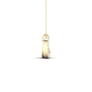 Colgante de Círculos Entrelazados con Diamantes Cultivados en Laboratorio al por Mayor para Mujer en Oro de 10K, 14K, 18K y Plata 925, 935, Joyería Fina Personalizada - Product Image 3