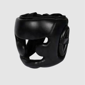 Casque de protection professionnel noir pour MMA et boxe, en PU, pour arts martiaux et sparring, OEM - Product Image 1