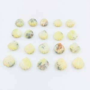 Perles de coquillage sculptées en forme de citron, 2 pièces, perles en vrac pour la fabrication de bijoux, fournisseur en gros - Product Image 6