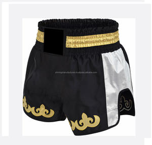 Taille XXL Tissu Respirant de Haute Qualité Ensemble de Boxe Muay Thai Short MMA Logo Personnalisé Vêtements de Sport de Fitness à Taille Élastique à la Mode - Product Image 1