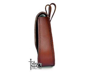 Bolsa de Cintura Medieval Hecha a Mano de Cuero de 3-4 mm de Grosor, 20x15x6 cm, Cierre de Gancho Giratorio, LARP Vikingo Renacentista - Product Image 3
